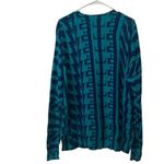 One Teaspoon Blue Long sleeve Printed Oversized Sweater(Size Medium) Photo 3