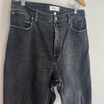 Abercrombie & Fitch Ankle Straight Ultra High Rise Distressed Jeans Black 12 Photo 2