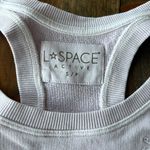 l*space L* Active Women’s S Out Of Bounds Crop Top Peony Pink 100% Cotton Lounge Photo 3