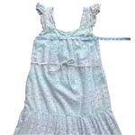 Draper James  RSVP Rainbow Embroidered Flutter Sleeve Sun Dress XS White Photo 3