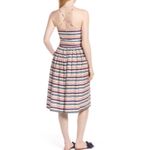 1901 NWT  colorful striped midi fit and flare dress Photo 3