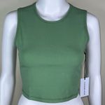 We Wore What  Muscle Tank in Fair Green Photo 1