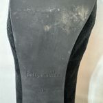 Bettye Muller Bettye by  Black Suede Round Chunky Heels Toe Pump Shoes Photo 9