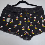 Disney  Women's Black Denim Shorts Photo 0