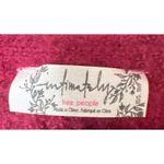 Free People  Intimately‎ C.O.Z.Y Pullover Extra Small/Small Burgundy GUC Photo 5