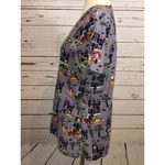 Disney ‎ Small Scrub Top Uniform Shirt Halloween S Photo 6
