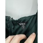 Trixxi  Dress Women Medium Green Pine Short Sleeve Belt Preppy Fairycore Festival Photo 5