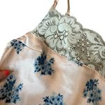 HAH Size M Lace Trim Satin Slip Lingerie Dress Pink Blue Floral Feminine NWT Size M Photo 14