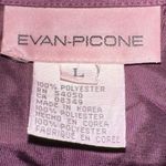 Evan Picone Evan-Picone Purple Button Down Faux Suede Blouse Y2K Photo 2