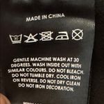 Lazy Oaf NWT  Black Denim Mini Skirt Size 26 W 13.5 L 15.5” Photo 6