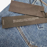 Hudson Jeans Hudson Crop Riley Relaxed Straight Jeans Exposed Zip Front Blue Denim Size 29 Photo 10