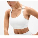 Athleta  Sports Bra Train Free Size M White Photo 4