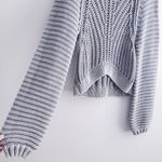 Free People  Sweetheart Chunky Knit Long Sleeve Sweater Photo 4