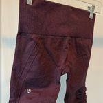 Lululemon  Ebb to Street Crop 21” plum Photo 2