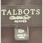 Talbots Wool Alpaca Blend Red Black Button Cropped Blazer Jacket Women's Sz 10P Photo 4