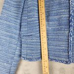 J.Crew  Louisa Lady Jacket Blazer in Sequin Tweed Blue Size 4 Photo 5