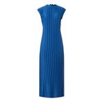 Atlein x RTR Plisse Midi Dress in Blue, Size S Blue Photo 1