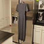 💕FAVORITE DAUGHTER💕 The Anywhere Dress ~ Black White Stripe Small S NWT Photo 11