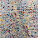 Main Strip Multicolor Confetti Knit Oversized Balloon Sleeve Sweater Size Medium Photo 1