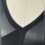 Joseph Ribkoff Black Jersey Tunic Top w Asymmetrical Faux Leather Panels-8 Photo 2