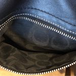 Coach  Black Leather Convertible Crossbody Shoulder Bag w Top Zipper Front Pocket Photo 6