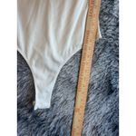 Wishful park  One Piece Bodysuit Size  Large Ivory Short Sleeve Casual Office Photo 5