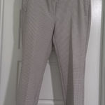Adrianna Papell TAUPE GEO 1 PRINTED KATE FIT DRESS PANTS SIZE 10 Photo 0