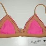 Ellejay Rosa Whipstitch Trim Bikini Top XS NWT Photo 1