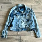 All saints denim patchwork jacket Photo 0