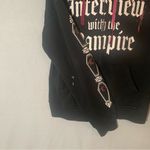 Interview w the Vampire Black and Red Velvet Coffin Hoodie Sz Med Photo 4