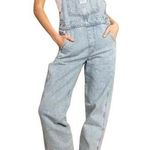 Levi’s  Women’s Vintage Straight Leg Overalls Stone Shadow Denim Size L Photo 0