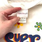 Women’s L/G Super Mom Flower Tshirt White Short Sleeves Bobbie Brooks Size Large Photo 2