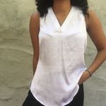 White House | Black Market White polka dot blouse Photo 0