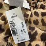 NEW Elizabeth Hurley 100% Silk Bathing Suit Coverup, Small, MSRP $289 Brown Photo 10