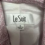 Le Suit  women's light pink/lavender tweed blazer Photo 8