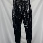 Spanx Black Faux Leather Leggings Wo Size Large Very good clean condition Photo 5