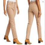 frame denim Frame Le Sylvie Slender Straight Jeans Beige Sand High Rise Size 24 Photo 1