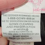 Paula Varsalona Black & Fuchsia Floral Custom Made Straples Dress Size 10 Photo 5