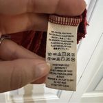 We The Free People Lover Top Ribbed Thermal Long Sleeve Rust Orange Size Small Photo 7