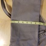 Nine West Faux Leather Gray Taupe Tote Bag Photo 4