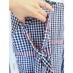Badgley Mischka NWT Gingham Plaid Oversized Tunic Top XS/S Photo 6