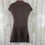 Classiques Entier  Sweater Dress Womens XS Brown 100% Merino Wool Cable Knit Photo 3