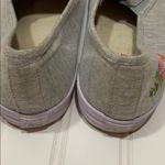 American Eagle AE gray floral slip on sneakers Photo 3