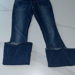 Kendall + Kylie High Waist Button Fly Medium Wash Flare Jeans Denim Bohemian Photo 2