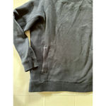 Duluth Sweatshirt Womens Lg Navy Souped Up Crewneck Ribbed Sweater Zip Pockets Blue Photo 1