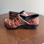 Dansko  37 Professional Clogs Shoes Cute Chunky Knit Yarn Pattern‎ Nursing 6.5 Photo 7