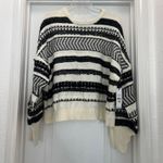 Dex Clothing 3X Mountain Aztec Knit Pullover Sweater Black White Boho Chic Multiple Photo 1