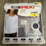 32 Degrees Heat  Women's 2-Pack Long Sleeve Scoop Neck Tee, White/Purple Size S Photo 0