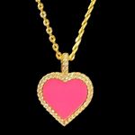 Kate Spade New  Take the Heart Gold Pendant Necklace Photo 1