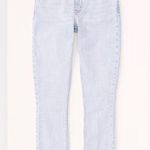 Abercrombie & Fitch abercrombie curve love jeans light wash petite short skinny high rise raw hem Photo 0